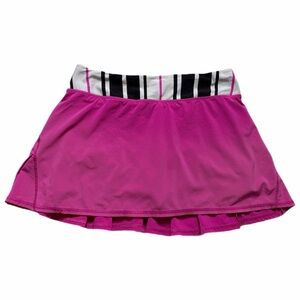 Lululemon Hot Pink Tennis Skirt 6 Pace Setter Pleated Mini Skort
